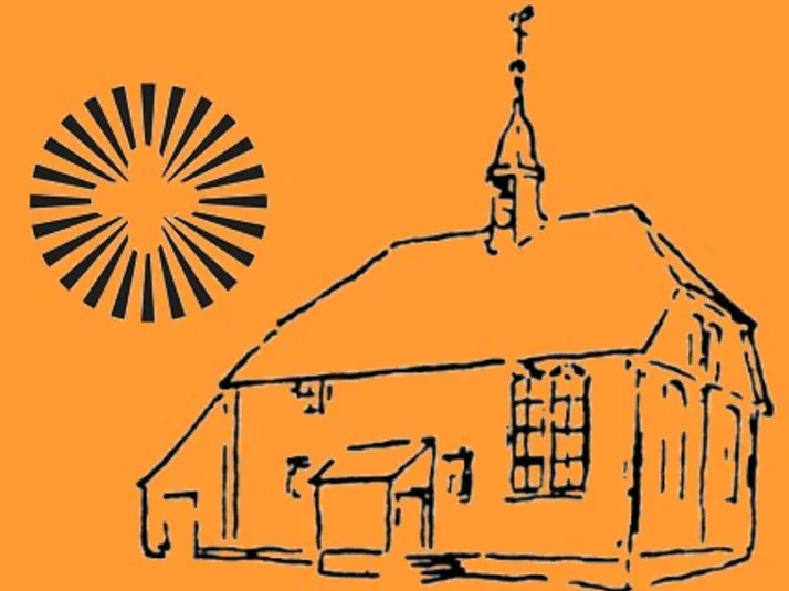 Grafik der Dorfkirche Buntebock