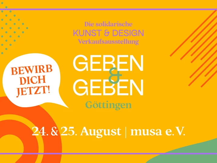 GEBEN&GEBEN Göttingen 2024 – jetzt bewerben